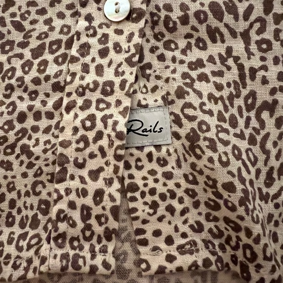 Rails Cheetah Print Sleeveless top - Size S - Picture 5 of 5